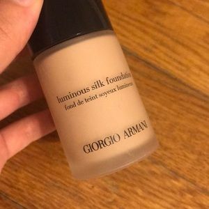 Georgia Armani luminous silk foundation